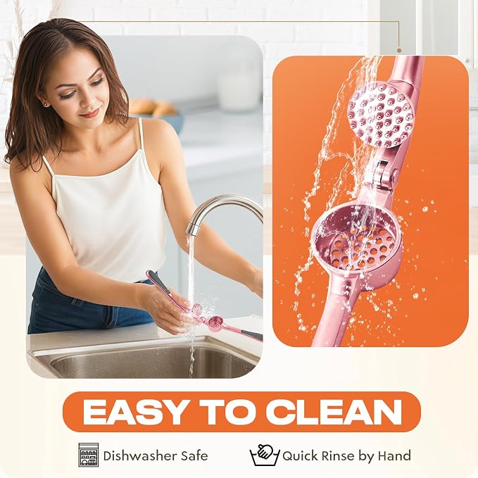 Kitchen Garlic Press, Rust Proof & Dishwasher Safe Garlic Mincer, Durable - Image 5