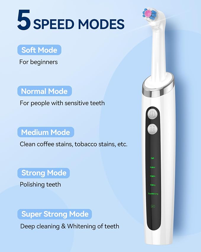 Tooth Polisher, Teeth Whitening Kit Teeth Stain Remover - Image 5