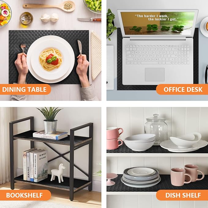 Shelf Liners for Kitchen Cabinets Refrigerator Liners Waterproof & Oil-Proof - Image 2