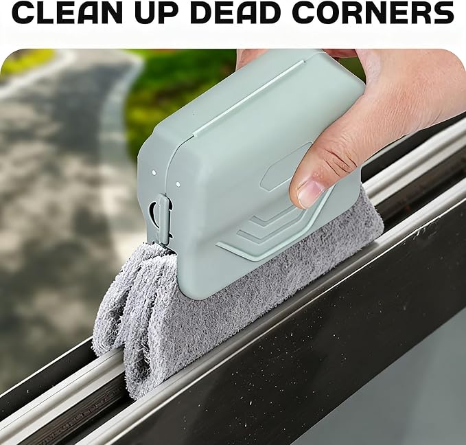 Magic Window Track Cleaner, Window Groove Cleaning Brush Hand-held Magic - Image 6
