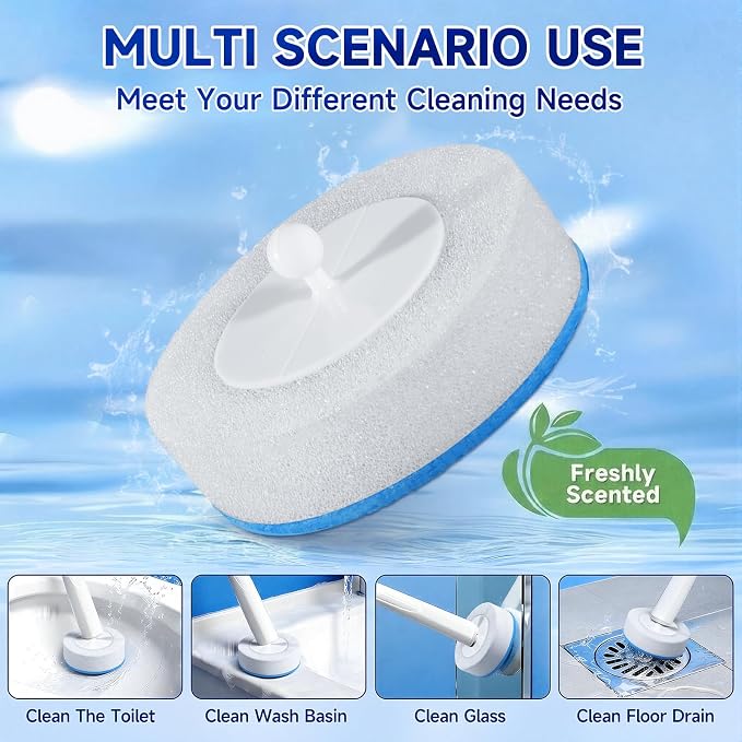 Disposable Toilet Brush, All-in-One Toilet Cleaning System, Toilet Bowl Wand Kit - Image 4