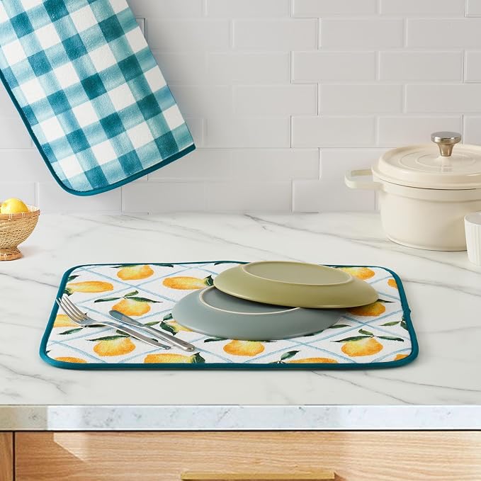FRESHMINT Printed Dish Drying Mat - Image 2