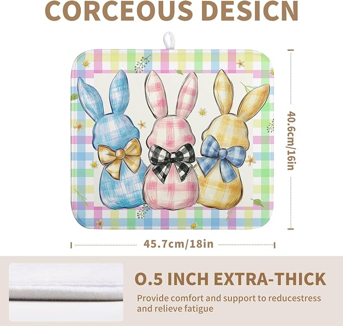 Easter Drying Mat for Kitchen Counter - Image 2