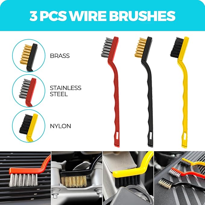30Pcs Car Detailing Kit, Car Detailing Brush Set, Car Wash Cleaning Kit - Image 6