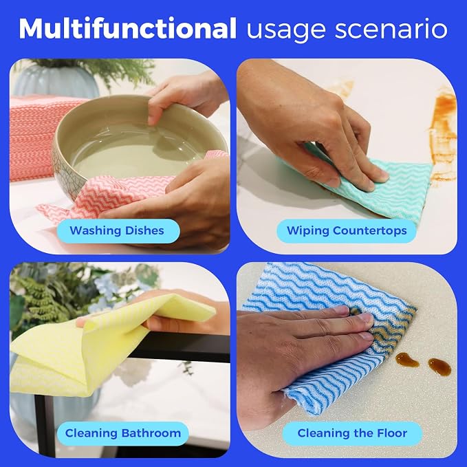 Reusable Cleaning Towels Handi Wipes Reusable Cloths Disposabel Dish Cloths - Image 3