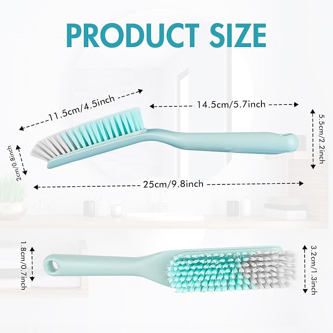 Household Laundry Brush Shoe Brush, PP Plastic Sturdy Handle & PBT Soft Bristle - Image 2