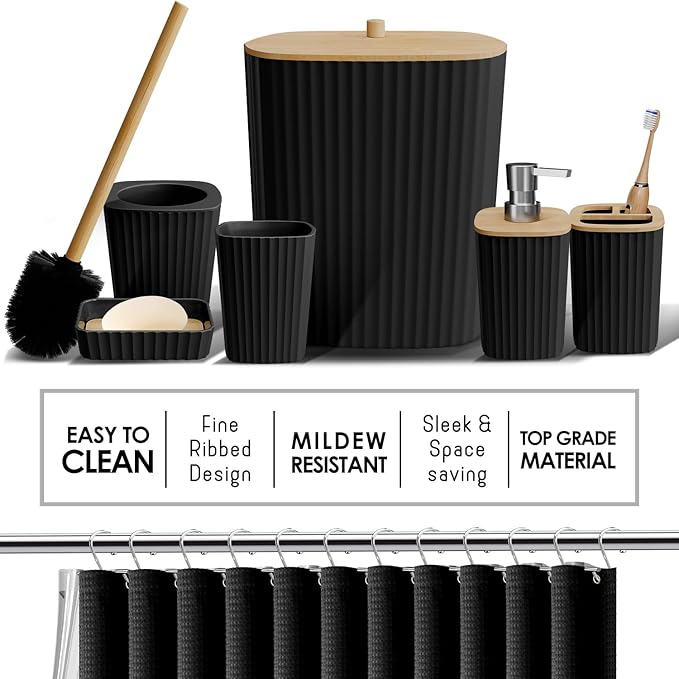 Clara Clark Bathroom Accessories Set - Image 4