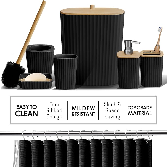 Clara Clark Bathroom Accessories Set - Image 3