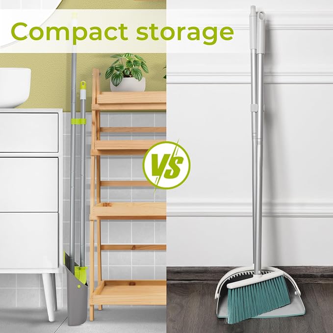 Broom and Upright Dustpan Set - Image 4