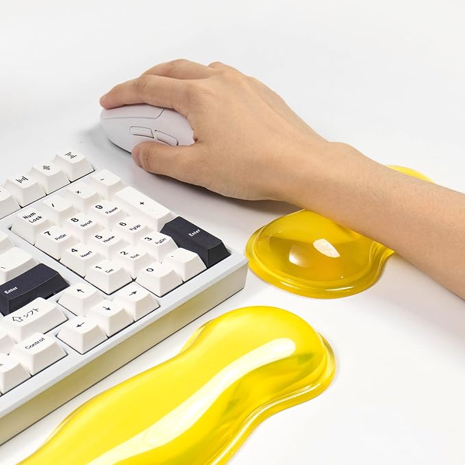 Gel Keyboard and Mouse Wrist Rest Set – Clear Wrist Rest - Image 7