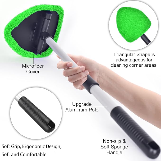 desin Windshield Cleaning Tool, Car Window Cleaner Windshield Cleaner - Image 3