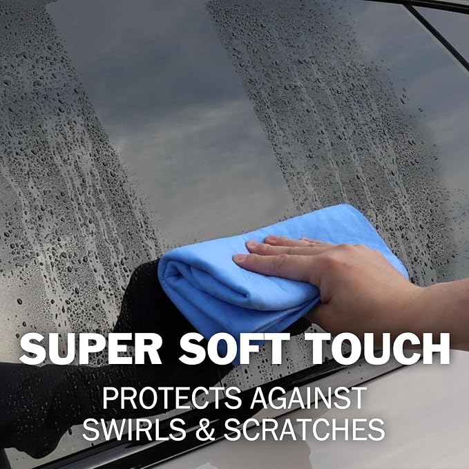 6 Pack Premium Shammy Cloth for Car Drying, 26”x17” Chamois Towel for Car - Image 5