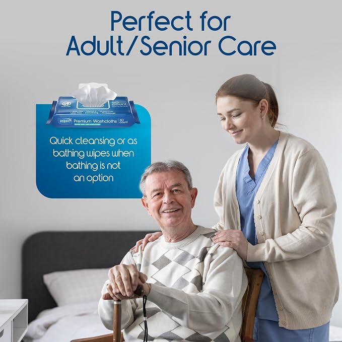 Inspire Adult Wet Wipes, Wash Cloths | Adult Wipes - Image 5