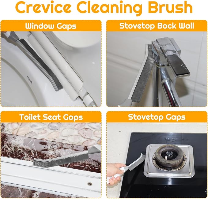 Cleaning Brush Grout Scrub Brush, Home Kitchen Bathroom Window Gap Cleaning - Image 2