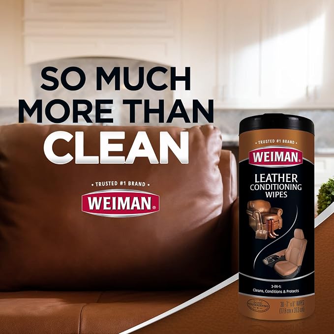 Weiman Leather Cleaner Wipes - Image 9