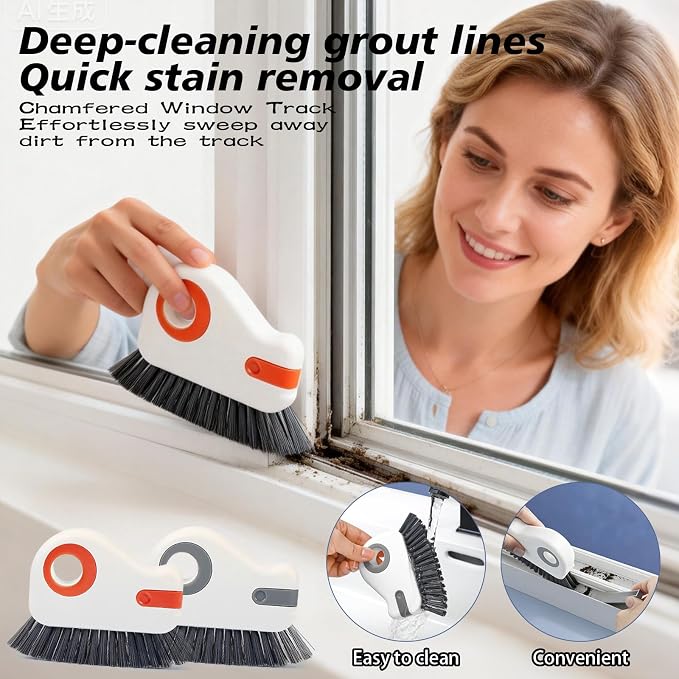 2pcs 2 in 1 Groove Cleaning Brush, Track Cleaning Tools Suitable - Image 6