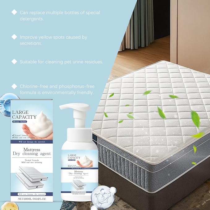 Mattress Stain Remover for Bed & Fabric, No-Scrub Fabric Spot Remover for - Image 2