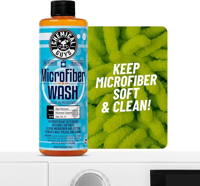 Chemical Guys Microfiber Cleaning Cloth and Car Wash Towel Detergent - Image 2