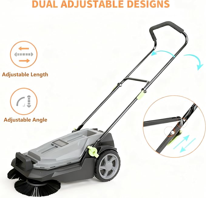 Manual Walk-Behind Floor Sweeper - Image 5