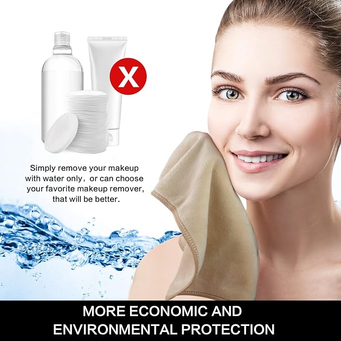 SINLAND Microfiber Facial Cloths Fast Drying Washcloth 12inch x 12inch - Image 5
