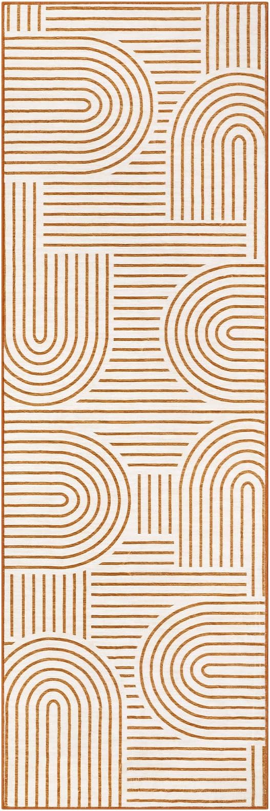 Modern Rug 2x6 Runners for Hallways, Abstract Kitchen Runner Rugs Non Slip Bath - Image 4