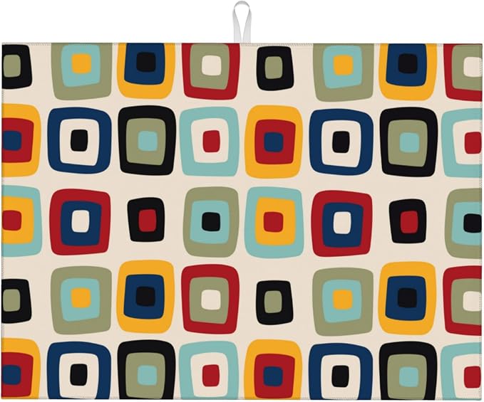 Mid Century Modern Retro Dish Drying Mat by Unknown