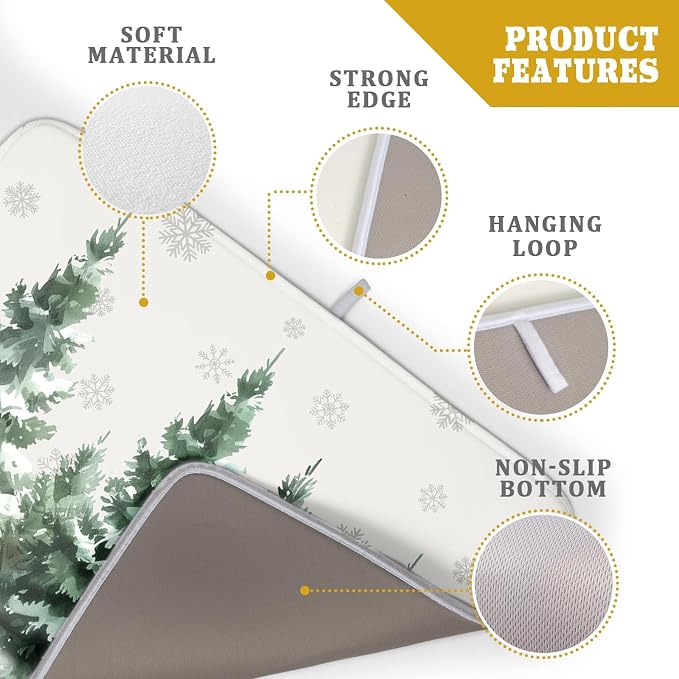 Christmas Pine Tree Dish Drying Mat - Image 4