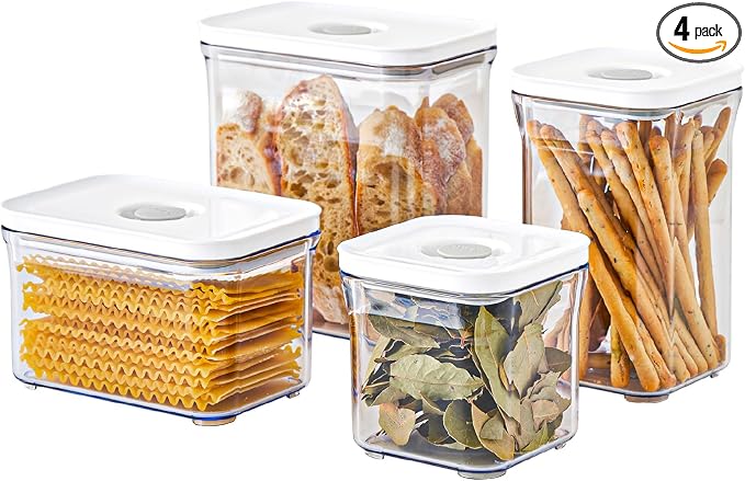 VAKUEN Premium Airtight Food Storage Containers 4-piece/Set, BPA Free, 100% by Vakuen