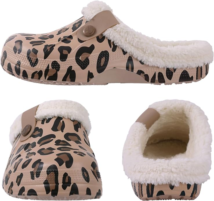 Beslip Classic Fur Lined Clogs Waterproof Winter Fuzzy Slippers - Image 2