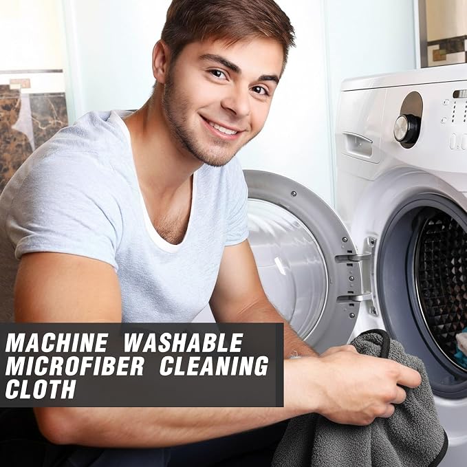Tallew 18 Pcs Microfiber Towels:16"x16" Microfiber Drying Towels Bulk Micro - Image 5