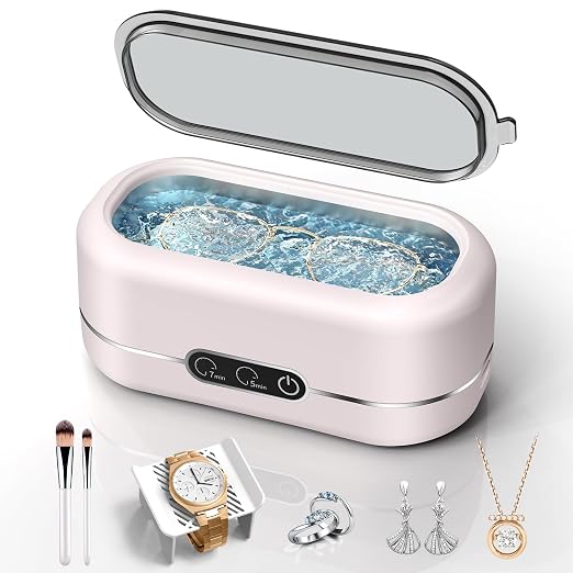 Jewelry Cleaner Ultrasonic Machine, Upgraded 48KHz Ultrasonic Cleaner by BYASKZIV