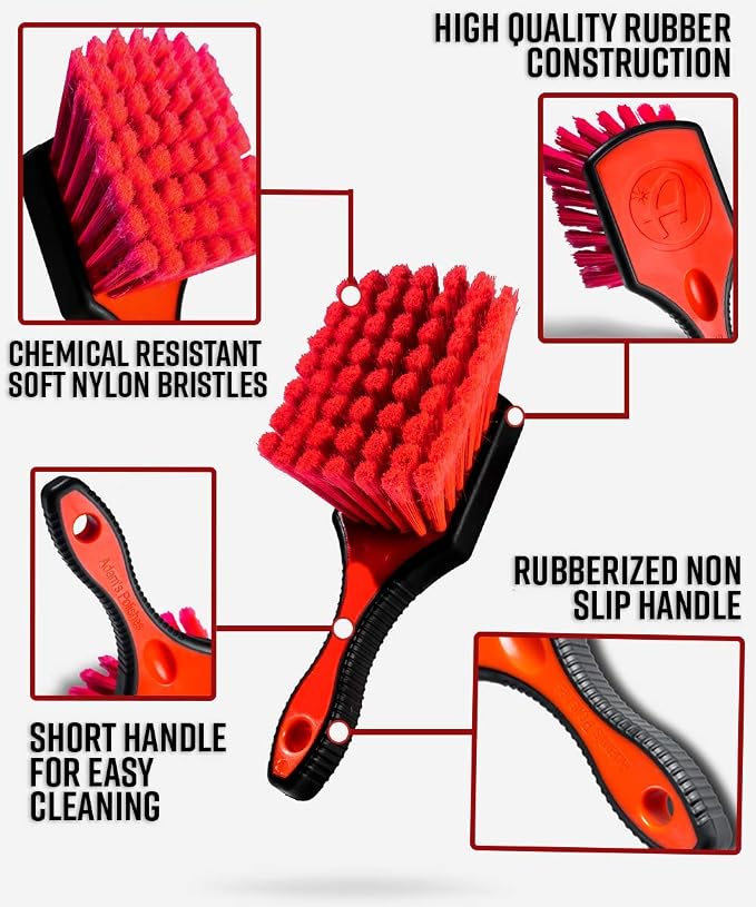 Adam's Polishes Wheel Brush Car Detailing Brush - Image 2