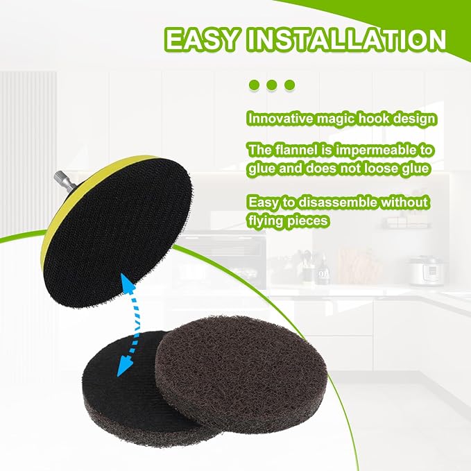 16pcs Performance Pads Power Scrubber Pads Set Electric Scrubber Replacement - Image 5