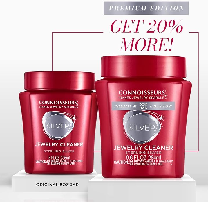 CONNOISSEURS Premium Edition Jewelry Cleaner, Value Size 9.6oz - Image 5