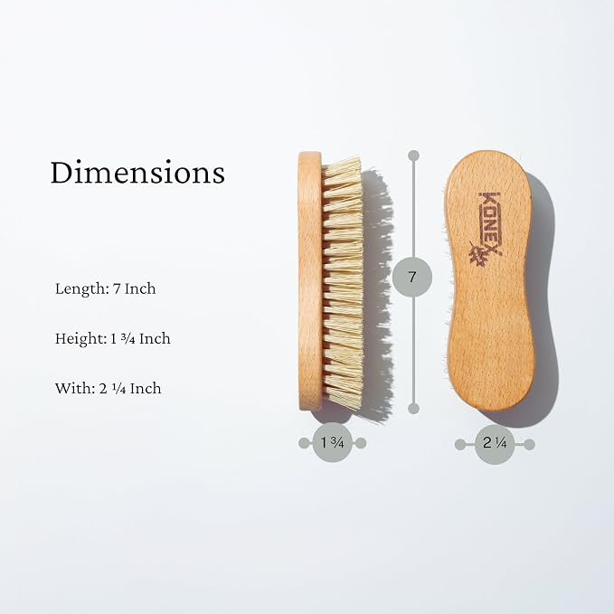 Konex Heavy-Duty Peanut-Shaped Brush 2-Pack, Durable and Long-Lasting Design - Image 2