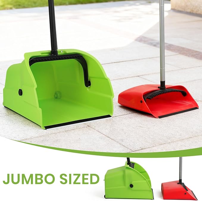 Jumbo Commercial Broom and Dustpan Set - Image 2