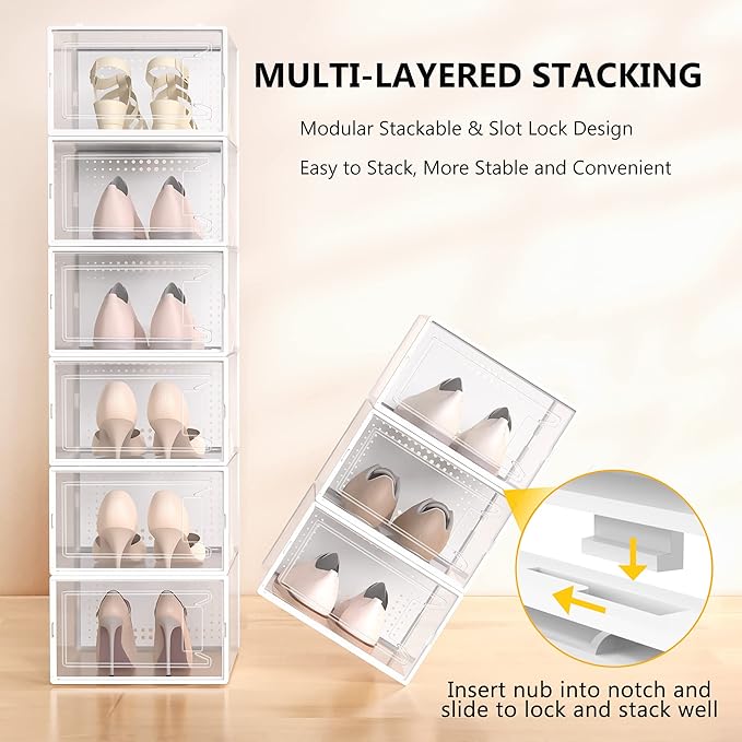 Secret Space 12 Pack XX Large Shoe Storage Organizer - Image 3