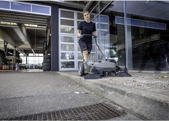 Kärcher Pro Walk Behind Outdoor Push Sweeper, KM 70/20 C 2SB, Two Bristle - Image 2
