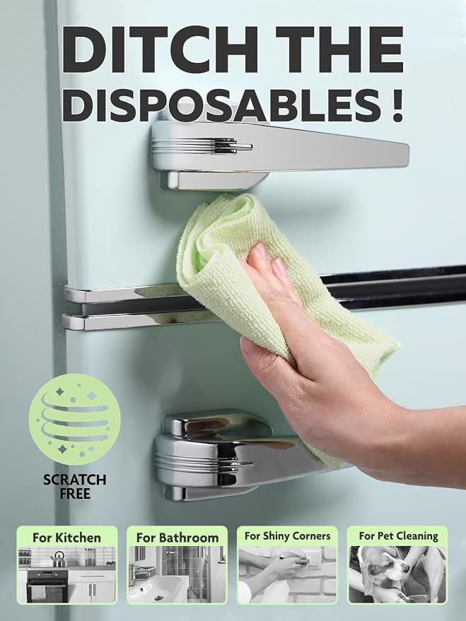 Fantasticlean Microfiber Cleaning Cloth Roll -75 Pack, Tear Away Microfiber - Image 4
