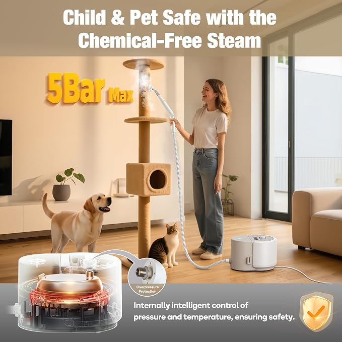 Newbealer Heavy-Duty Steam Cleaner - Image 4