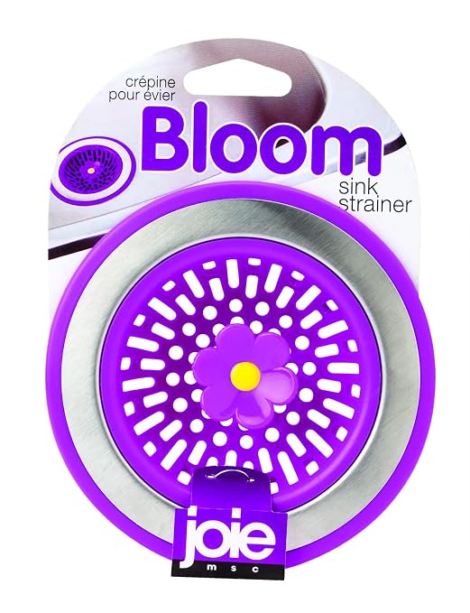 Joie Bloom Kitchen Sink Strainer Basket, Fits All Standard Sinks, Stainless by Joie