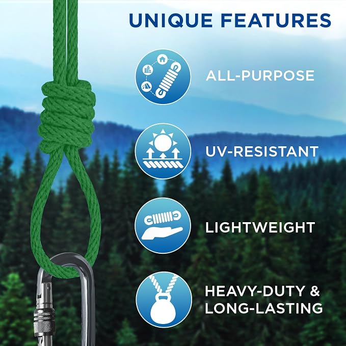 TECEUM Cotton Rope 3/16” – 50 FT – Strong All-Purpose Braided Rope – Natural - Image 4