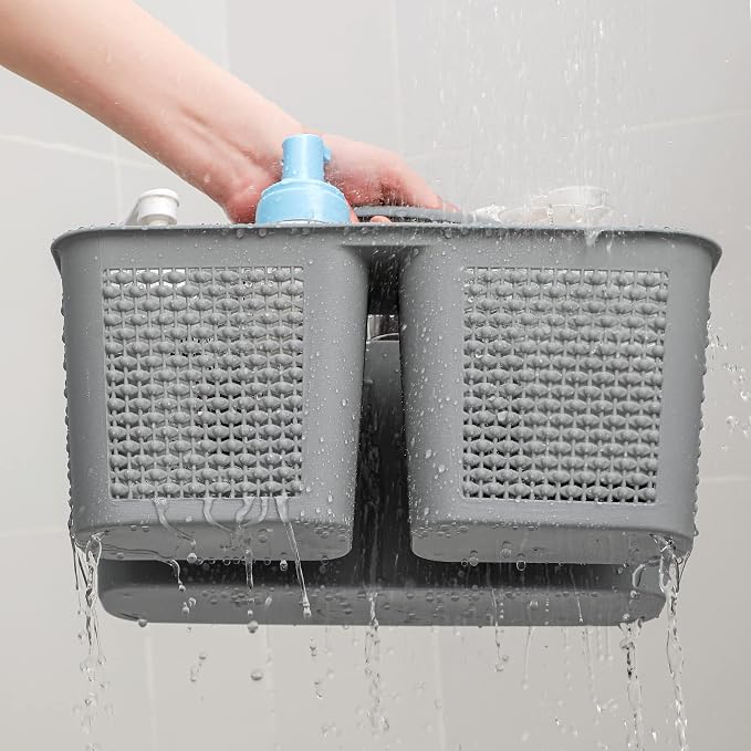 UUJOLY Plastic Portable Shower Caddy Bucket, Cleaning Shower Basket - Image 4