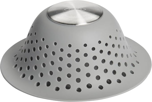 OXO Good Grips Silicone Shower & Tub Drain Protector, Hair Drain Catcher by OXO