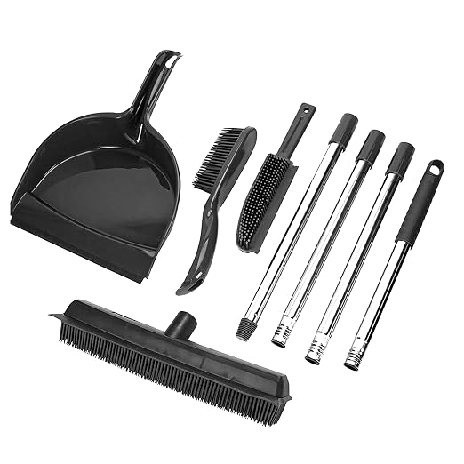 OVENTE Carpet Rake Rubber Broom by Ovente+