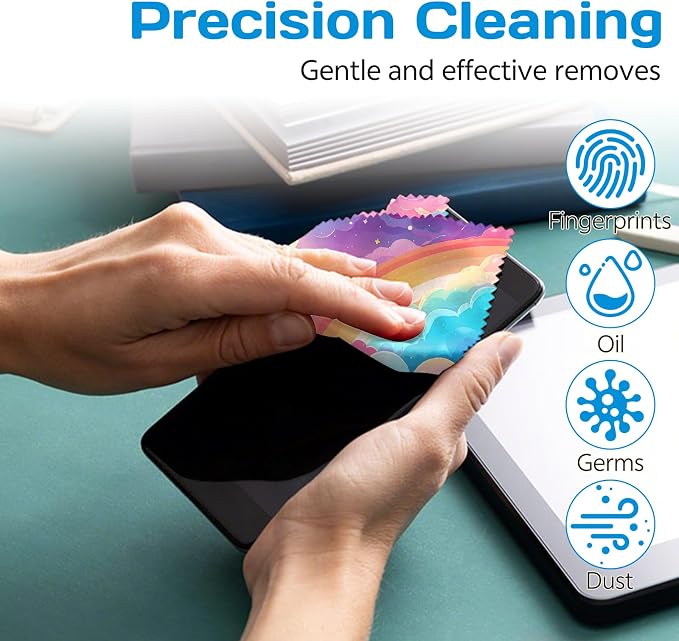 6 PCS Glasses Cleaning Cloth Eyeglass Lens Cleaning Cloth Eyeglasses Wipes - Image 4
