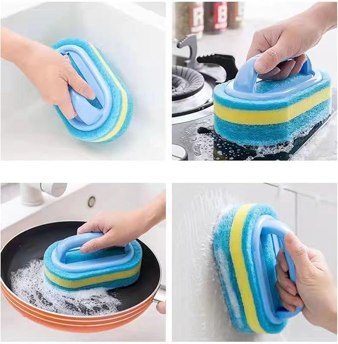 2pcs Household Cleaning Tools Quality Sponge Cleaning Brush - Image 8