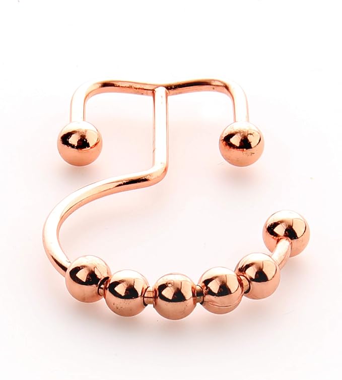 2lbDepot Copper Shower Curtain Hooks Rings, Premium Rust-Resistant Stainless - Image 6