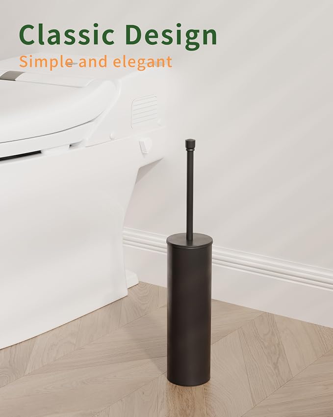Toilet Brush and Holder Set, Toilet Bowl Brush - Image 2