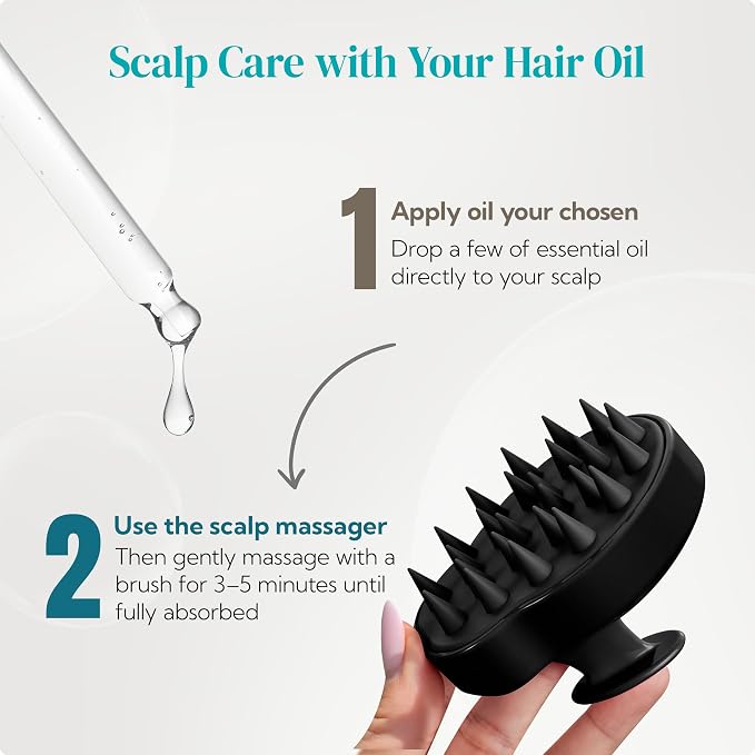 HEETA Hair Scalp Massager Shampoo Brush 2 Pack, Soft Silicone Bristles to - Image 6